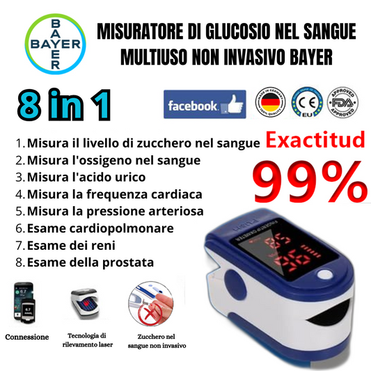 Misuratore di glicemia non invasivo di Bayer (5 secondi/99% di precisione)