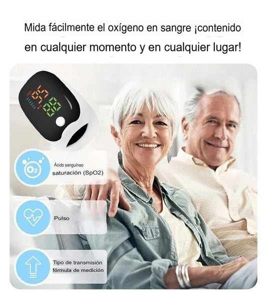 Pulsioxímetro médico de alta precisión